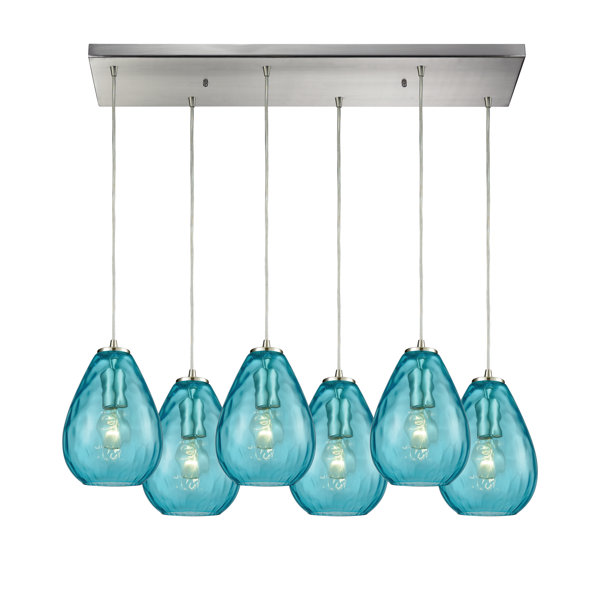 ESTETICA FURNITURE 6 Light Kitchen Island Dome Pendant Wayfair